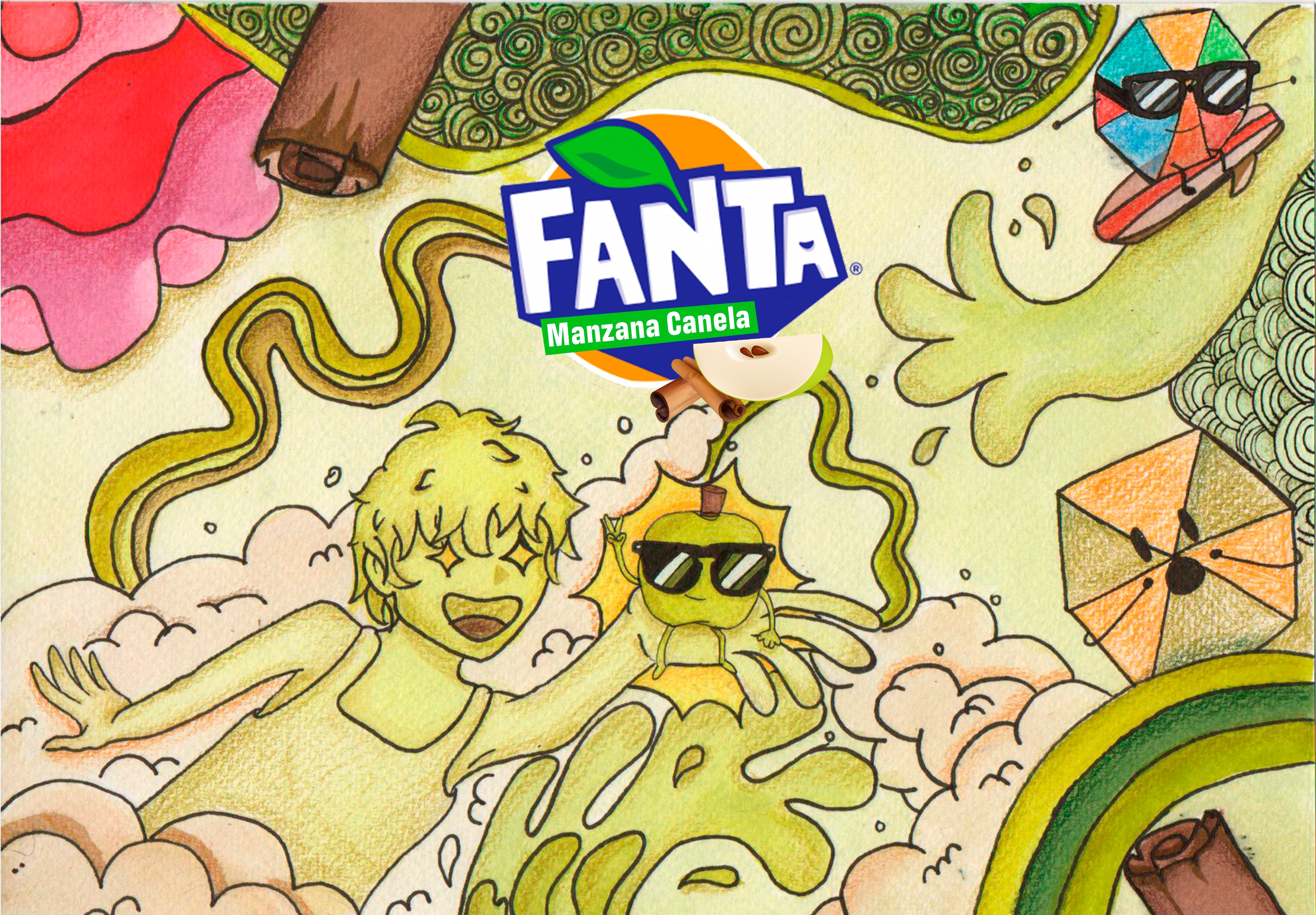 Fanta Ilustración